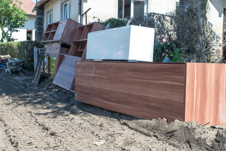 Flood in 2014 - Maglaj - Bosnia And Herzegovinaのeditorial素材