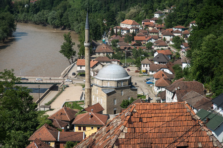 Flood in 2014 - Maglaj - Bosnia And Herzegovinaのeditorial素材