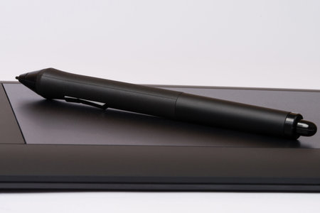 Drawing Tablet With Stylusの写真素材