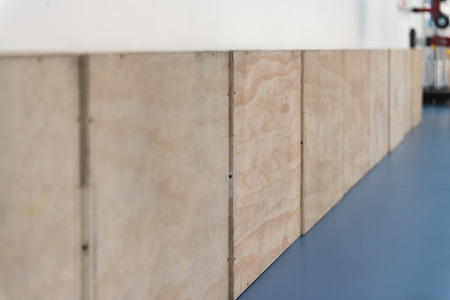 Close Up Apple Box At The Modern Gym Room Fitness Centerの写真素材