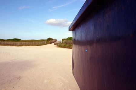 South Beach Garbage Canの写真素材