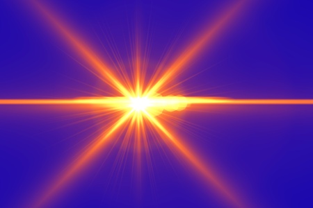 Lens flare abstract background  Asymmetric light raysの写真素材