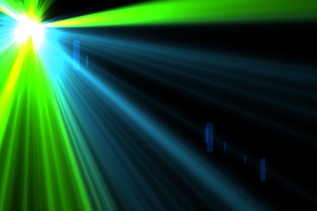 Lens flare abstract background  Asymmetric light raysの写真素材