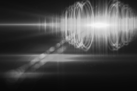 Lens flare abstract background  Asymmetric light raysの写真素材