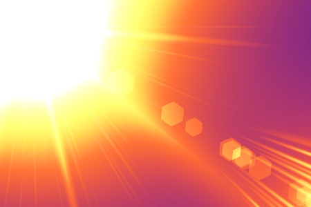 Lens flare abstract background  Asymmetric light raysの写真素材