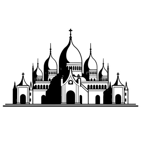 St. Basil s Cathedral Vector Illustrationのイラスト素材