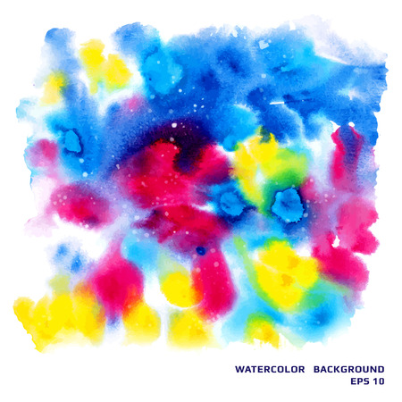 Watercolor Hand Drawn Background Design. Vector Illustration.のイラスト素材