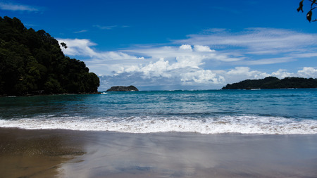 Punta catedral beach, Manuel Antonio National Park, Costa Ricaの写真素材