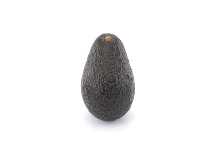 Avocado isolated on white back ground.