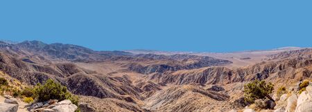 Keys View Overlook Panorama Joshua Tree National Park, California USAの写真素材