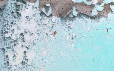 Peeling paint on wall seamless texture pattern of rustic grunge material.の写真素材