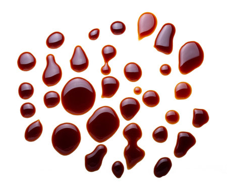 Delicious soy sauce isolated on white