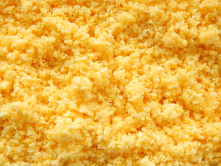 Traditional Brazilian couscous (cuscus / couscous). Tropical food. The Brazilian Couscous from the Northeast Region also known as Corn Couscous is a nutritious, cheap and a really simple recipe to make.の写真素材