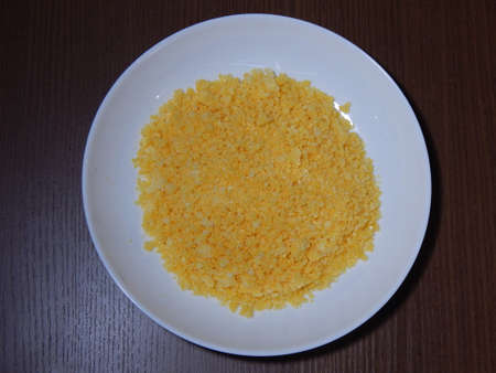 Traditional Brazilian couscous (cuscus / couscous). Tropical food. The Brazilian Couscous from the Northeast Region also known as Corn Couscous is a nutritious, cheap and a really simple recipe to make.の写真素材