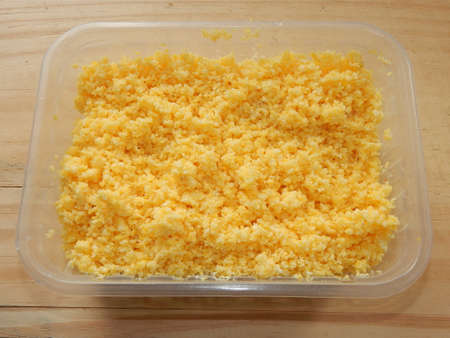 Traditional Brazilian couscous (cuscus / couscous). Tropical food. The Brazilian Couscous from the Northeast Region also known as Corn Couscous is a nutritious, cheap and a really simple recipe to make.の写真素材