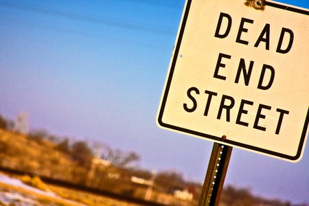 Dead End Streetの写真素材