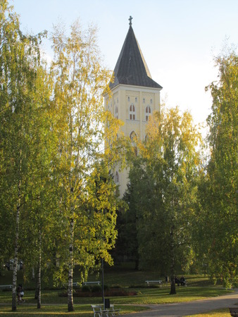 The tower in Finlandのeditorial素材