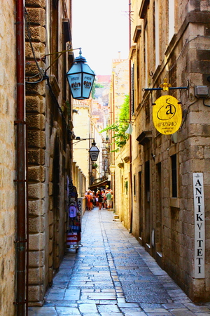 The street in Croatiaのeditorial素材