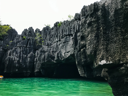 Beautiful tropical landscape at Andaman sea Trang province Thailandの写真素材