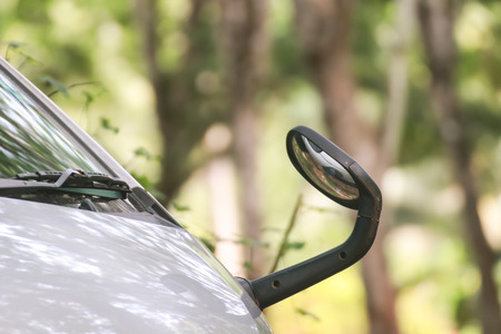 Mirror up frontの写真素材