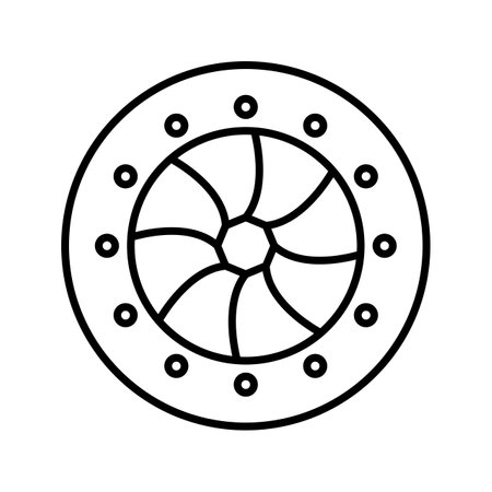 Unique Optical Diaphram Vector Iconのイラスト素材