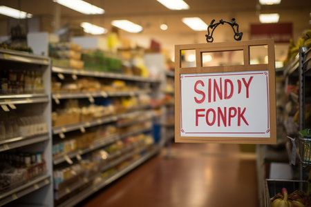 Grocery Store Apology: A Retail Regret Generative By Ai.の素材