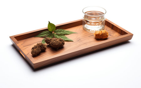 Rolling Tray on White Backgroundの素材