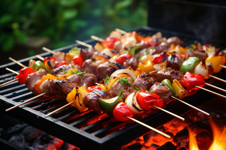 Grill-Ready Culinary Delight generative by Ai.の素材