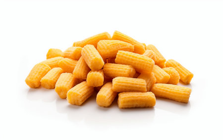 Crunchy Baby Corn. Ai generatedの素材