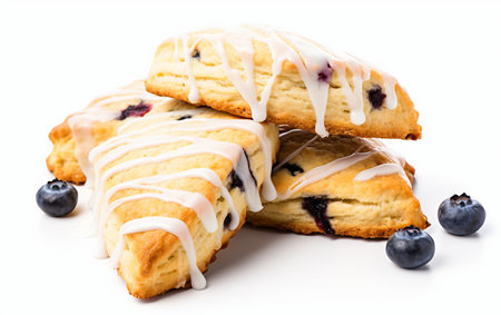 Zesty Lemon Blueberry Sconesの素材