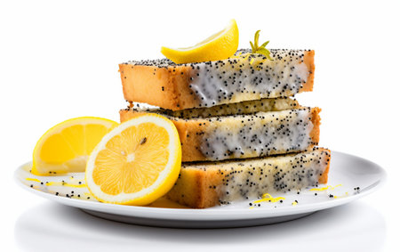 Zesty Lemon Poppy Seed Cakeの素材