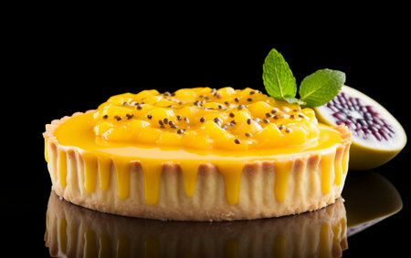 Mango Passion Fruit Tartの素材