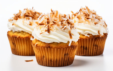 Exotic Pineapple Coconut Cupcakesの素材