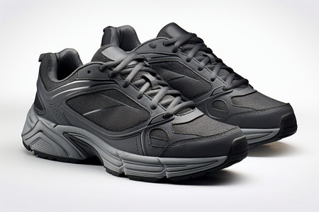 Black and Grey Cross Trainersの素材