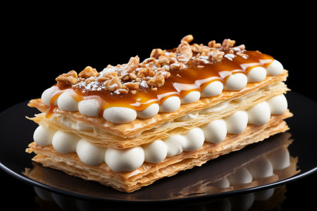 The Art of Mille Feuille. Ai generatedの素材