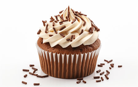 A Realistic 8k View of Culinary Delight - The Cupcake Generative By Ai.の素材