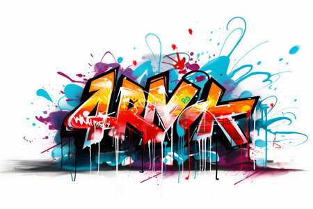 Artistic Happy New Year Design Generative by Ai.の素材