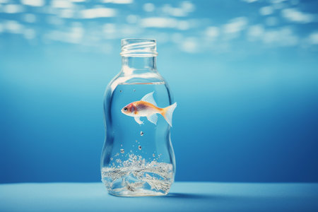 A Symbolic Image of Fragility in Containment Generative by Ai.の素材