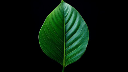 Singular Beauty of a Green Leafの素材