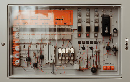 Labeled Switches on a White Background Generative By Ai.の素材