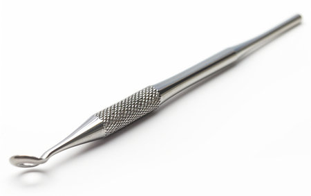 Exploring the Dental Scaler Tip On White Background Generative By Ai.の素材