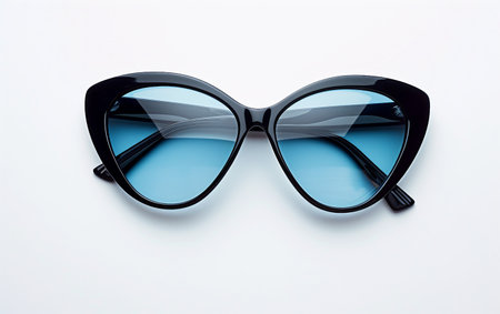 Exploring the World of Fashion Sunglasses On White Background Generative By Ai.の素材