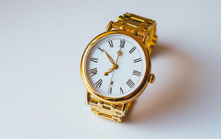 Stylish Statements with Women's Watches On White Background Generative By Ai.の素材