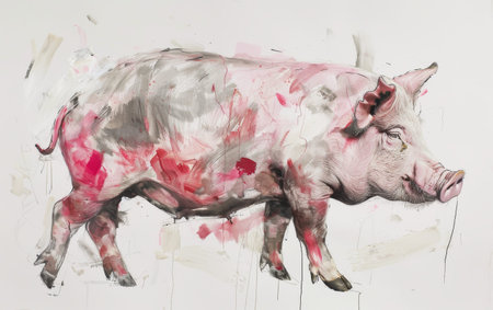 A Visual Odyssey On White Background Generative By Ai.の素材