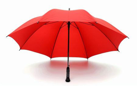 Golf Umbrella Essential On White Background Generative By Ai.の素材