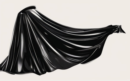Hairdressing Cape Essentials On White Background Generative By Ai.の素材