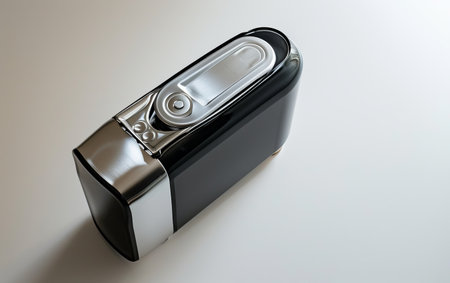 Streamlining Cooking with the Modern Electric Can Opener On White Background Generative By Ai.の素材
