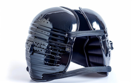 Martial Arts Sparring Helmet Chronicles On White Background Generative By Ai.の素材