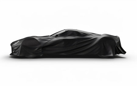 Racing Car Cover Chronicles On White Background Generative By Ai.の素材