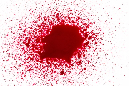 Blood splatterの写真素材